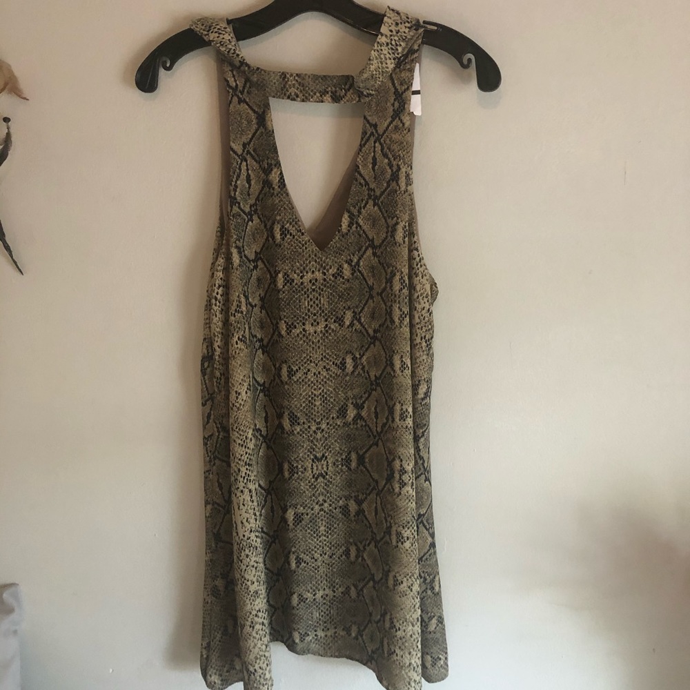 Snakeskin dress
